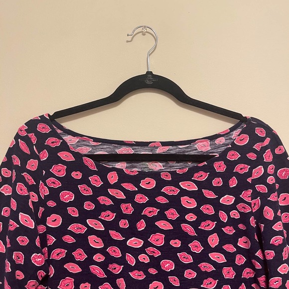 LILLY PULITZER Bocce Lips Kiss Somerset Dress - Size Large - Picture 5 of 8